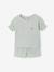Pack of 2 practical girls' pyjama shorts sage green - vertbaudet enfant 