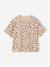 Short-sleeved printed T-shirt for girls anthracite+beige+pale yellow+sandy beige+vanilla - vertbaudet enfant 