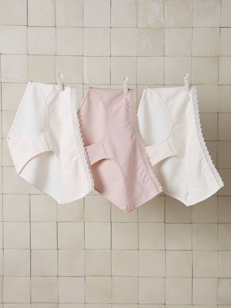 Pack of 3 maternity briefs in organic cotton white - vertbaudet enfant 