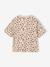 Short-sleeved printed T-shirt for girls anthracite+beige+pale yellow+sandy beige+vanilla - vertbaudet enfant 