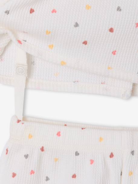 Pack of 2 practical girls' pyjama shorts sage green - vertbaudet enfant 