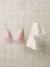 Pack of 2 triangle nursing bras rosy - vertbaudet enfant 