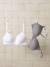 Pack of 2 organic cotton nursing bras marl grey - vertbaudet enfant 