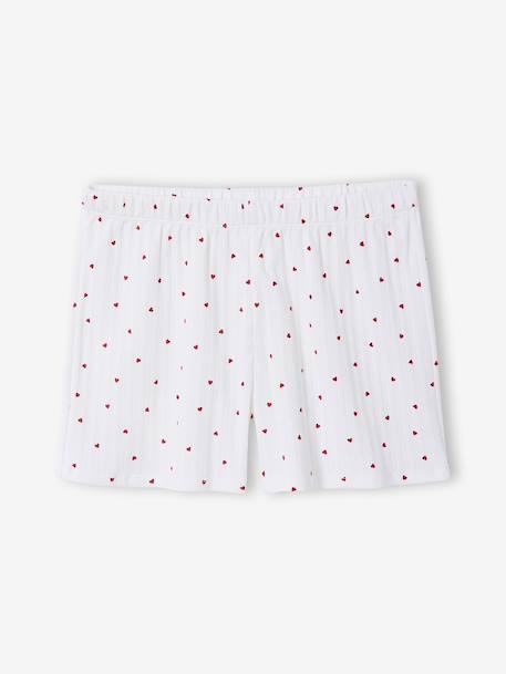 Pyjama court femme Capsule famille écru - vertbaudet enfant 