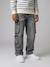 Loose fit denim battle trousers for boys bleached denim+denim grey - vertbaudet enfant 