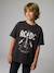 ACDC short-sleeved rock t-shirt for boys anthracite - vertbaudet enfant 