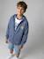 Zipped oversized sweatshirt grey blue - vertbaudet enfant 