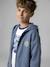 Zipped oversized sweatshirt grey blue - vertbaudet enfant 