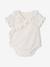 Baby girls' short-sleeved bodysuit ecru - vertbaudet enfant 