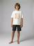 Pack of 2 short surf pyjamas anthracite - vertbaudet enfant 