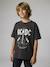 ACDC short-sleeved rock t-shirt for boys anthracite - vertbaudet enfant 