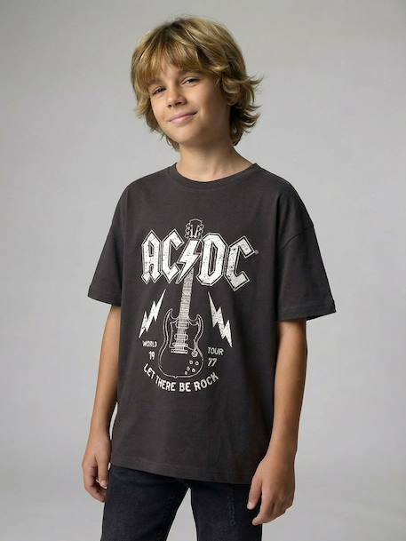 T-shirt rock manches courtes ACDC anthracite - vertbaudet enfant 