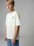 T-Shirt with Front/Back Motif, Faded Effect, JONEN aqua green+ecru - vertbaudet enfant 
