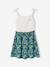 Girls' dress with thin straps navy blue+old rose - vertbaudet enfant 