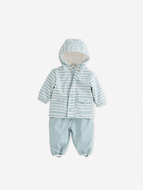 -Ensemble pluie bébé garçon ciré et pantalon