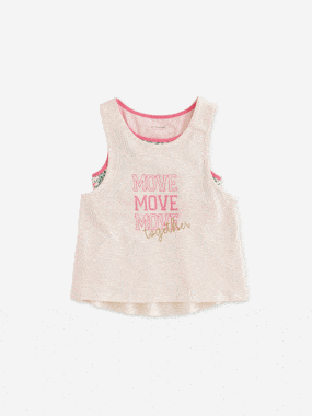 Girls-Tops-T-Shirts-Tank Top & Bra Set for Girls