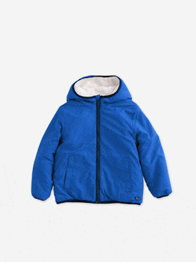 Boys-Coats & Jackets-Parkas & Coats-Reversible sherpa jacket 
