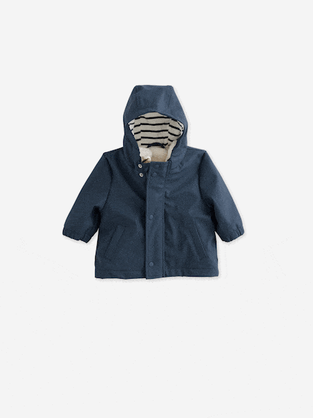 Rain coat 3-in-1 for baby boys ocean blue - vertbaudet enfant 