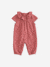 Baby girl's short-sleeved jumpsuit blush - vertbaudet enfant 