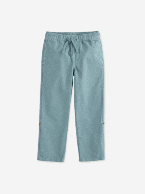 -Turn-up trouser for boys