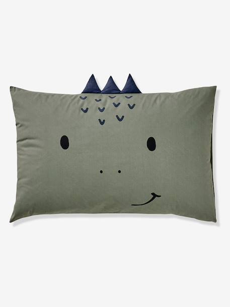 Duvet cover and pillowcase bedding set printed white - vertbaudet enfant 