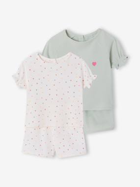 -Lot 2 pyjashorts fille pratique