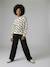 Girl's wide-leg knitted trousers anthracite - vertbaudet enfant 