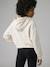 Girl's hooded sweatshirt for sport vanilla - vertbaudet enfant 