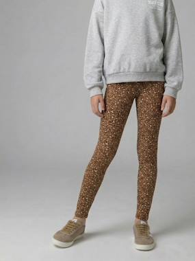 Girls-Printed long leggings 