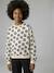 Oversized sweatshirt brown+navy blue+vanilla - vertbaudet enfant 