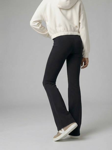 Jonen girl's flared leggings black - vertbaudet enfant 