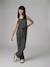 Fancy Knitted Wide-Leg Trousers for Girls, by JONEN black+striped black - vertbaudet enfant 