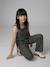 Fancy Knit Strappy Top for Girls, JONEN black+striped black - vertbaudet enfant 