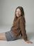 Oversized sweatshirt brown+navy blue+vanilla - vertbaudet enfant 