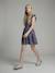 Smocked print dress navy blue - vertbaudet enfant 