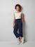 Jonen girl's cotton gauze trousers ink blue+khaki - vertbaudet enfant 