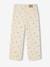 Girl's wide-leg cherry print cotton trousers vanilla - vertbaudet enfant 