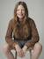 Oversized sweatshirt brown+navy blue+vanilla - vertbaudet enfant 