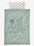 Customisable cotton sleeping bag sage green - vertbaudet enfant 