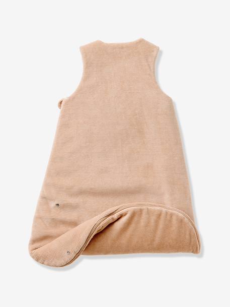 Baby sleeping bag in corduroy beige - vertbaudet enfant 