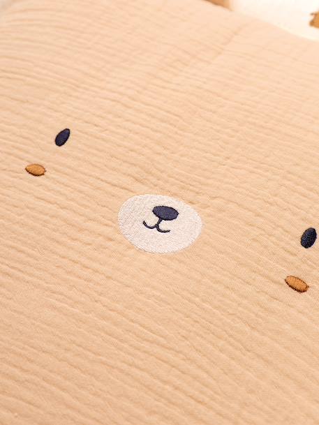 Patchwork cotton floor mattress beige - vertbaudet enfant 