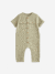 Honeycomb Jumpsuit for Babies sage green - vertbaudet enfant 