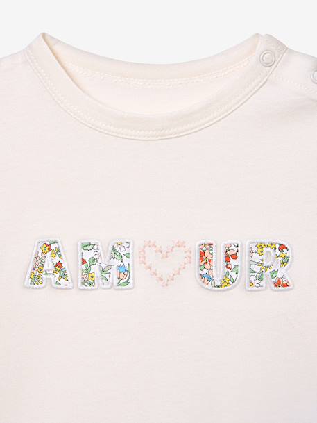 Short-sleeved baby t-shirt light green - vertbaudet enfant 