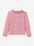 Striped long-sleeved T-shirt red - vertbaudet enfant 