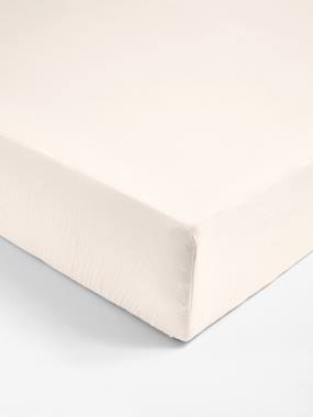 Linge de lit & Déco-Linge de lit enfant-Drap-housse-Drap housse enfant gaze coton