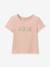 Girl's t-shirt with a 'joie' design. light green - vertbaudet enfant 