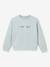 Girl's 'Amour' sweatshirt light blue - vertbaudet enfant 