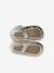 Leather baby slippers gold+white - vertbaudet enfant 