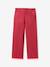 Girls' belted trousers pomegranate - vertbaudet enfant 