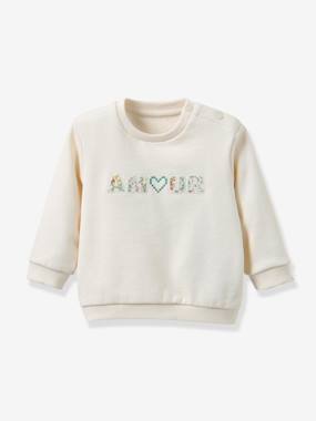 Baby-Jumpers, Cardigans & Sweaters-Sweaters-Baby sweatshirt 